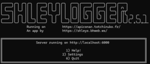 Screenshot of the Splash Screen for the Logger Bot